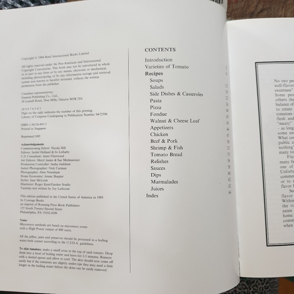 Tomatoes,  A "The Basic Ingredient" Cookbook Series - Picture 3 of 7